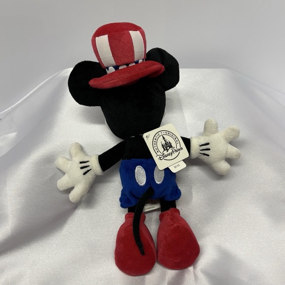 Disney Parks Mickey Mouse Plush 11" 4th of July USA Patriotic‎ Stuffed Plush NWT - Picture 6 of 7